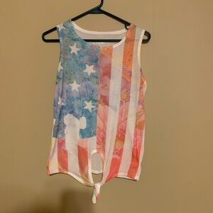 Aeropostale: American flag tank top